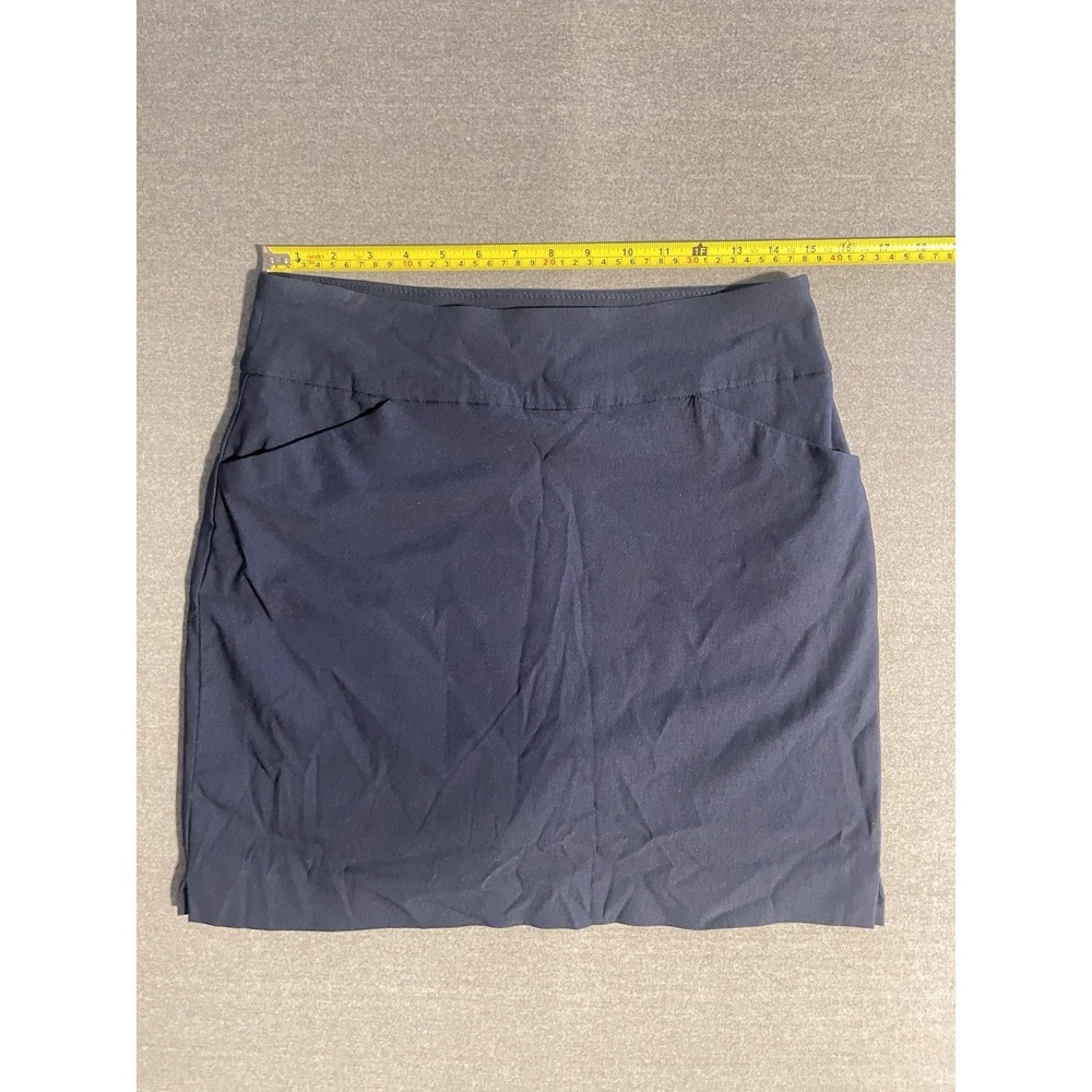 Charter Club Womens Navy Pull On Skort Size Medium Casual Golf Travel Skirt